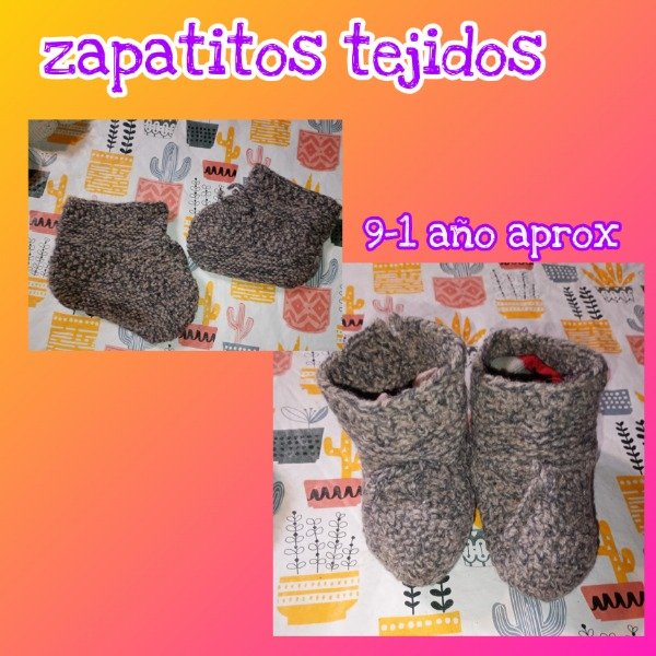 Producto - Zapatitos tejidos 9-1año