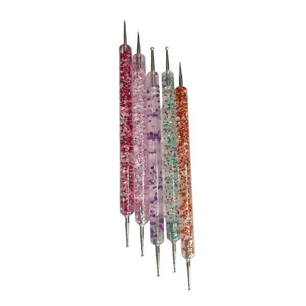 Producto - AF-2181 PINCEL DOBLE PUNTA MANICURA X 5PCS. /12