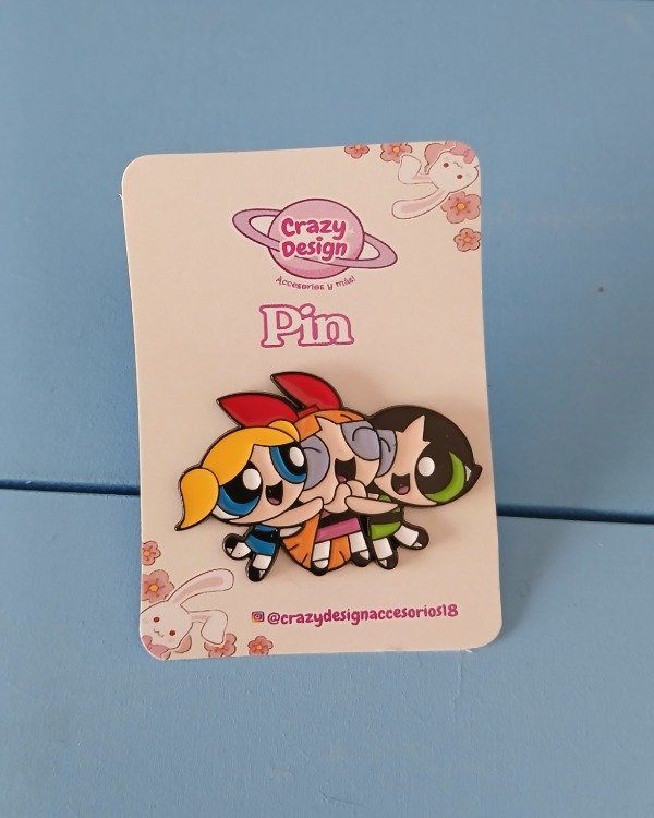 Producto - Pin chicas super poderosas 3