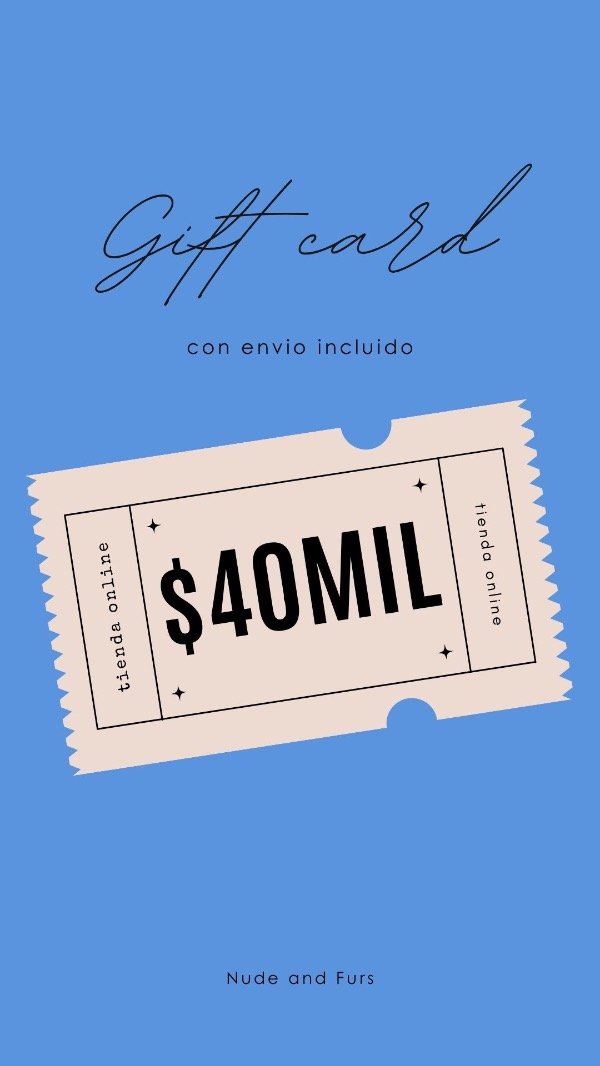 Producto - GIFT CARD M
