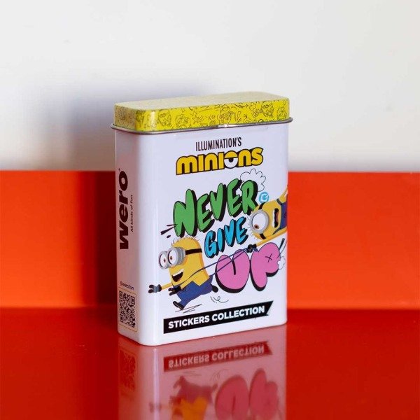Producto - Lata con stickers - Minions