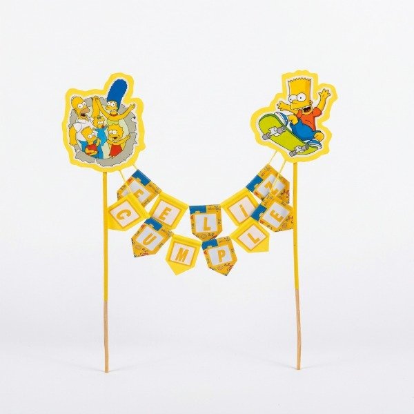 Producto - Topper banderin Los simpson
