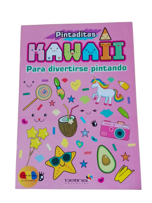 Producto - Libro para pintar KAWAI