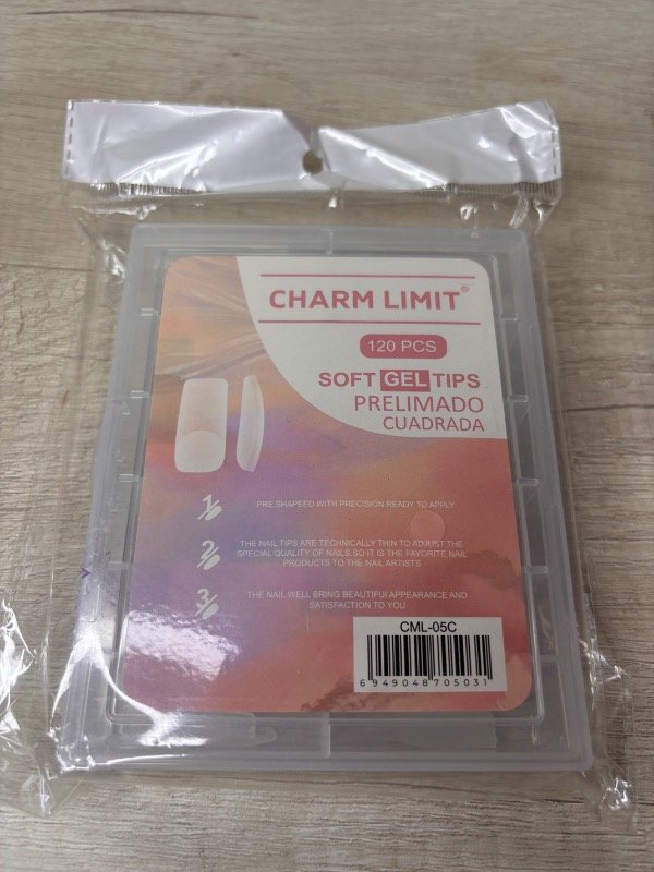 Producto - Tips para soft gel prelimado 120u CHARM LIMIT