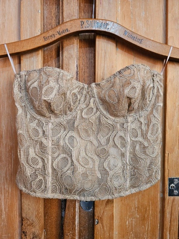 Producto - Corset Encaje Beige t.M