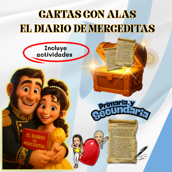 Producto - Cartas con Alas. El diario de Merceditas