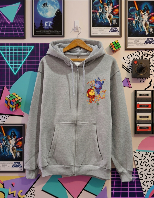 Producto - Campera Algodon Rustico Rainbow Brite Sparkle Gris - 1