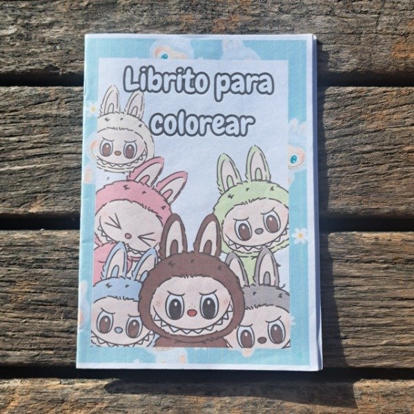 Producto - Librito para Colorear Personajes Infantiles + Stickers