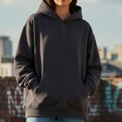 Producto - HOODIE RELAXED - GRIS