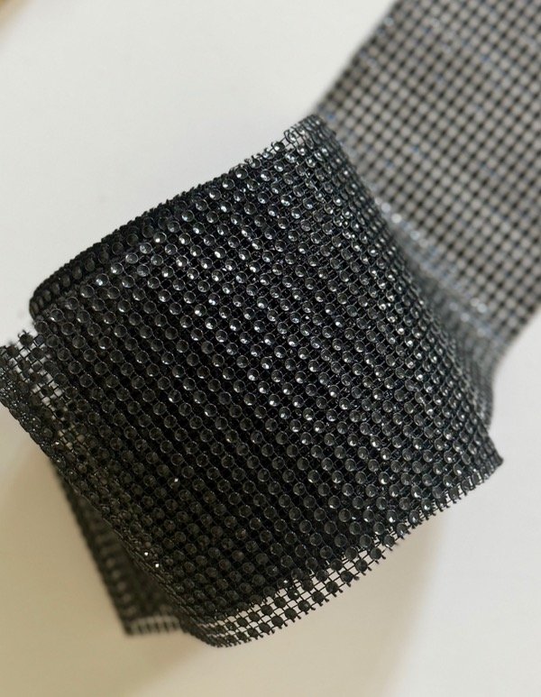 Producto - Galón falso strass 12cm x 50 cm
