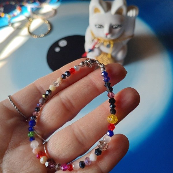 Producto - Pulsera cristal nulticolor