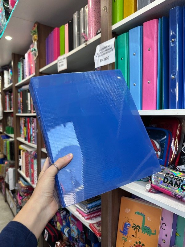 Producto - Carpeta Lomo Ancho A4 AZUL