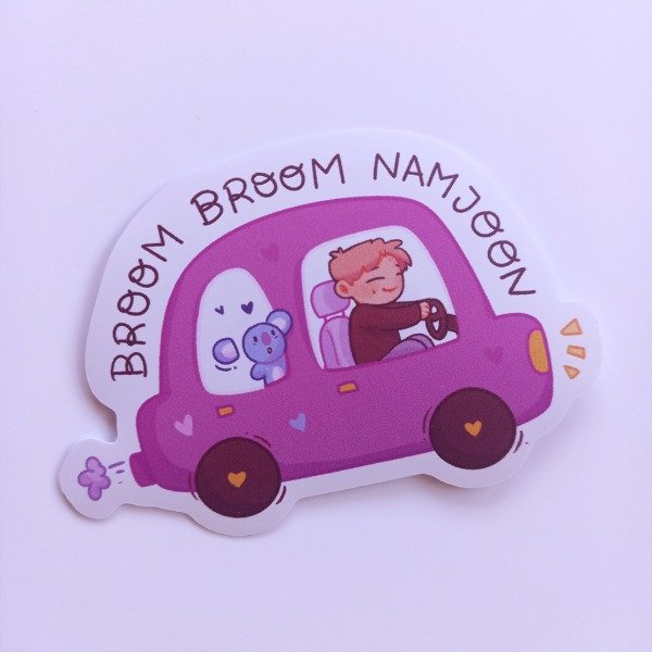Producto - Broom Broom Namjoon! - Calco