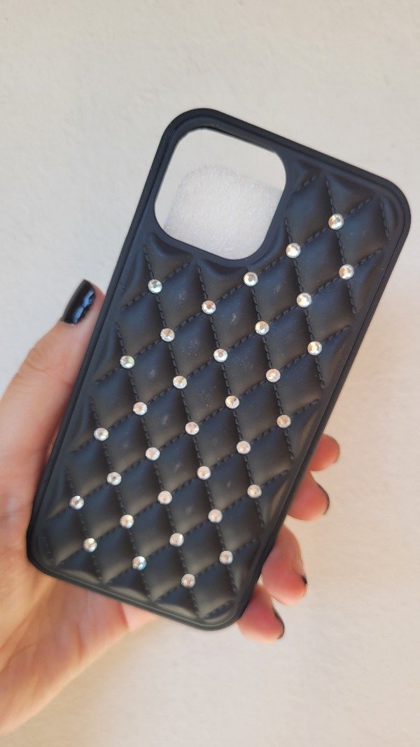 Producto - Strass negro iph 13 mini