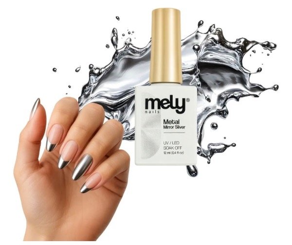 Producto - Esmalte semipermanente MELY Metal Silver