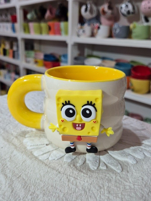 Producto - Taza premium Bob Esponja con imán