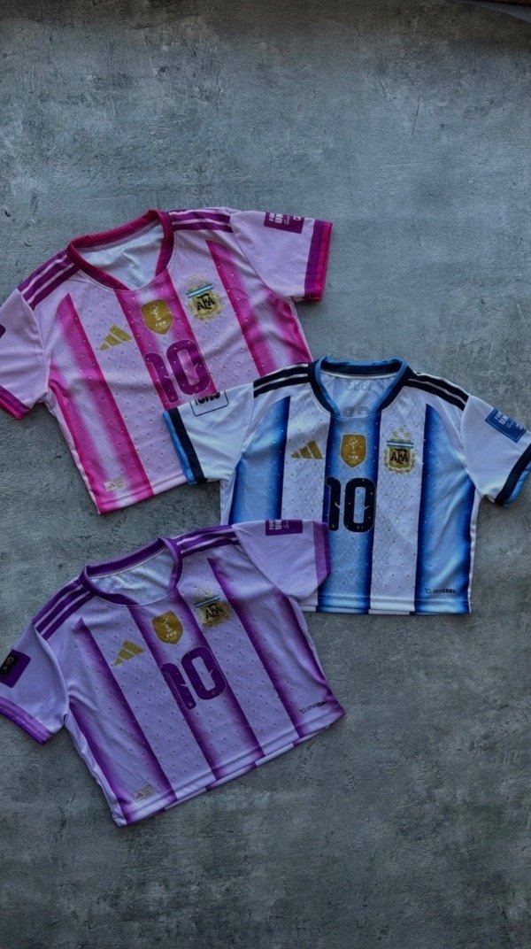 Producto - Crop top camiseta ARGENTINA con strass
