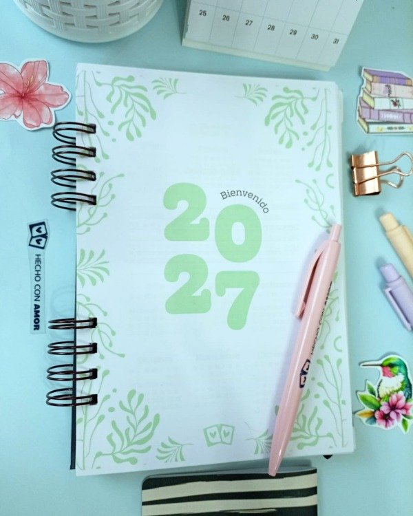 Producto - Agenda semanal vertical con horarios Batick - 1