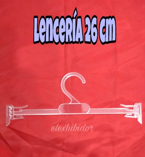 Producto - percha cristal o blanca conjunto lenceria por 200 unidades