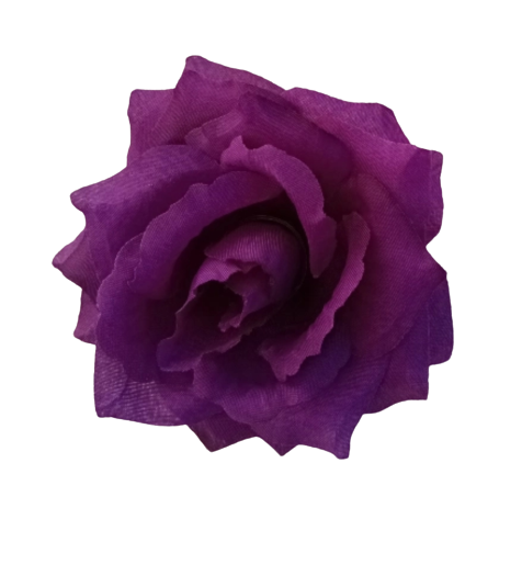 Producto - Pack x 10 Flor 10 Cm Con Pinza Fucisa - Violeta - Verde - Natural A ELECCIÓN - 1