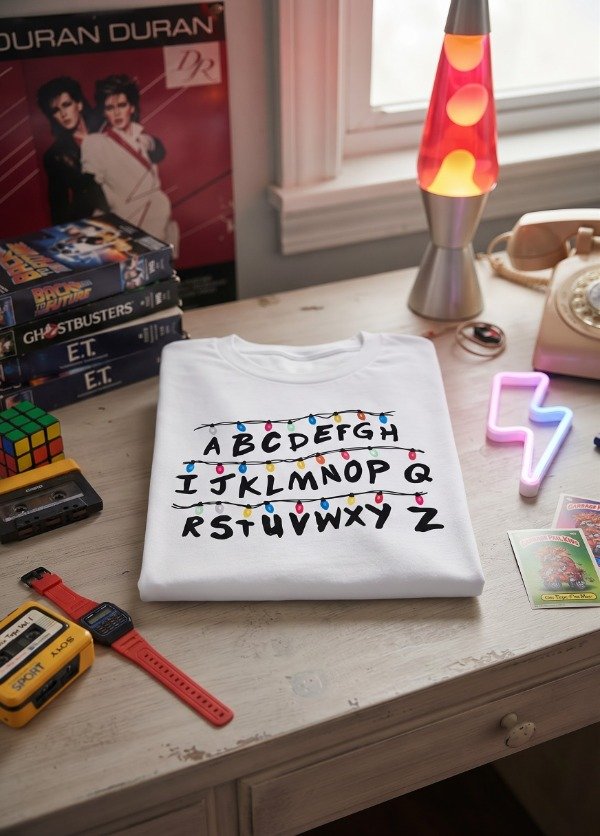 Producto - Remera Mujer Stranger Things Luces