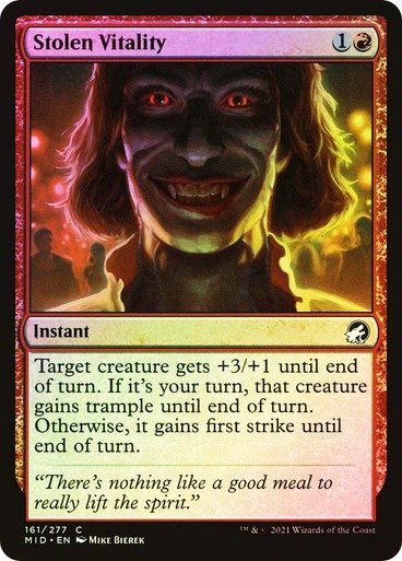 Producto - Stolen Vitality Foil  Innistrad: Midnight Hunt