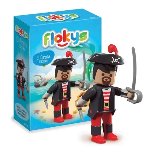 Producto - MUÑECOS ARTICULADOS FLOKYS PIRATA