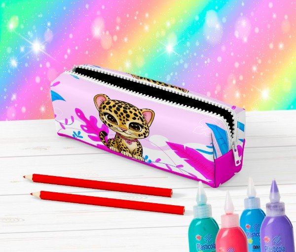 Producto - CARTUCHERA TUBO CHIMOLA LEOPARDO