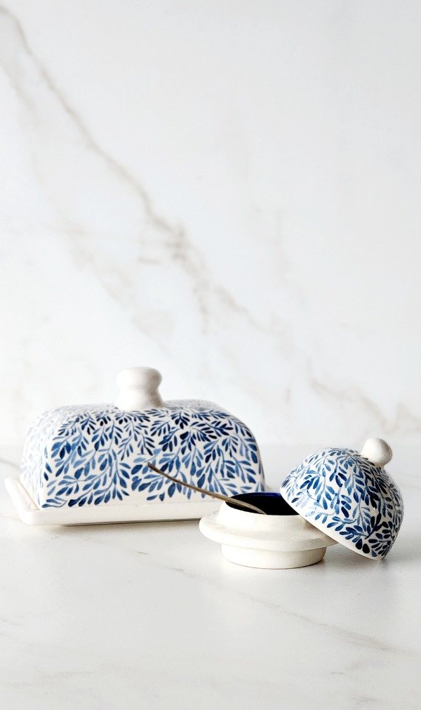 Producto - mantequera rama azul