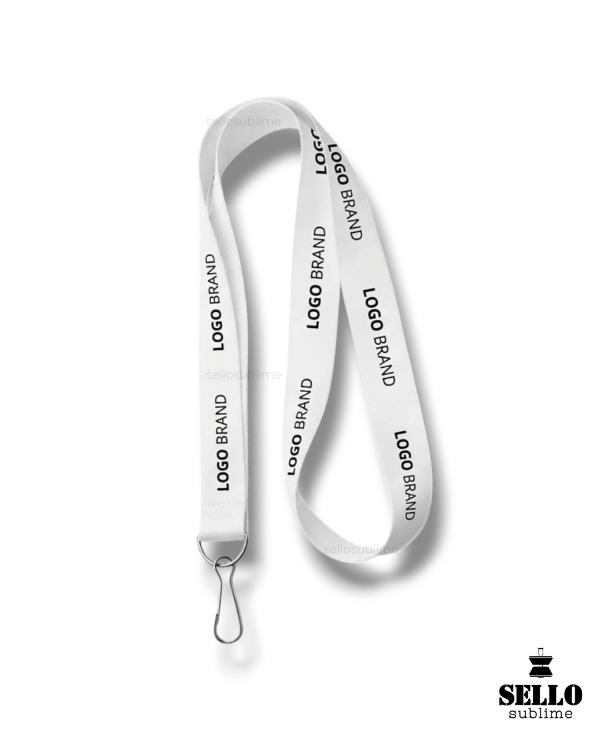 Producto - CINTAS LANYARD COLGANTES COLOR BLANCO X20UNID