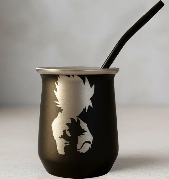 Producto - Mate De Acero Simil Stanley Con Bombilla Dragon Ball Goku