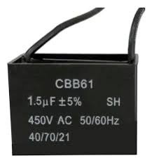 Producto - Condensador 1,5uf 450v Para Ventilador