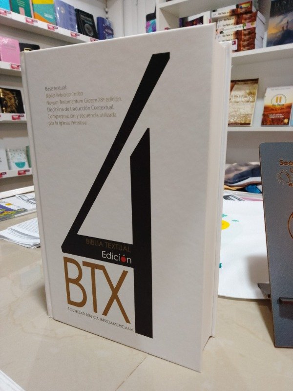 Producto - Biblia TEXTUAL 4 Edicion Tapa Dura