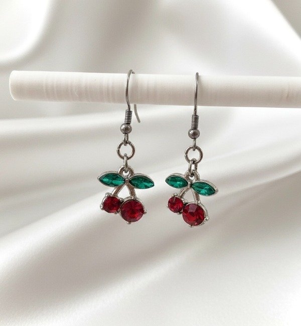 Producto - aros cherry strass a.q