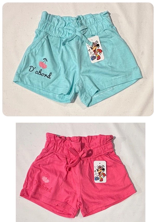 Producto - SHORT ALGODÓN NIÑA CEREZA