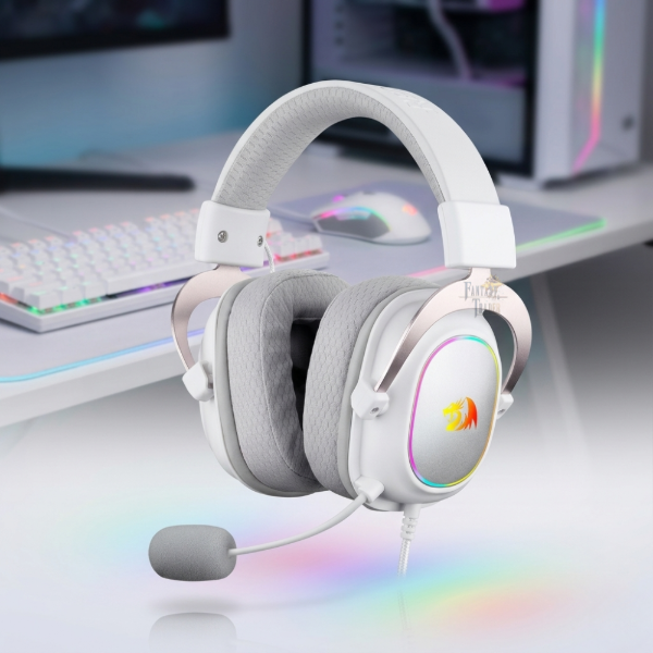 Producto - Auricular REDRAGON Headset H510W Zeus X Pro Wireless - White