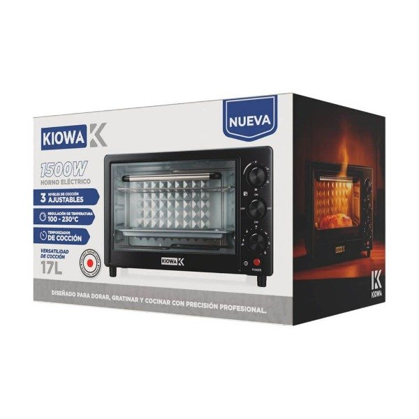 Producto - HORNO ELECTRICO 1500W 17L MODK-005J - KIOWA