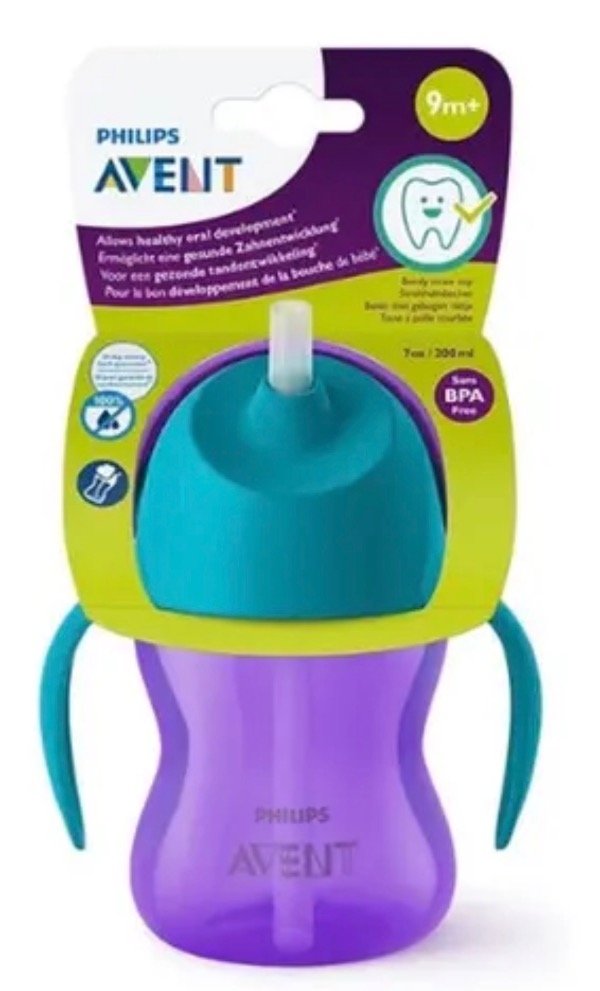 Producto - Vaso con sorbete flexible nena 200Ml