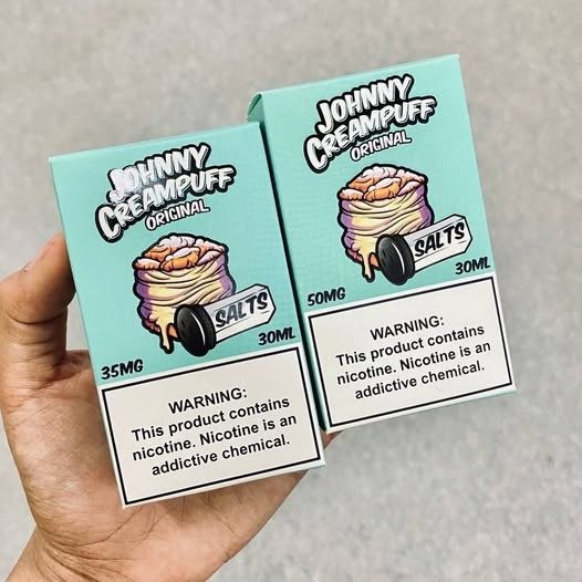 Producto - (NIC SALT) JOHNNY CREAMPUFF - 50MG - BLUEBERRY