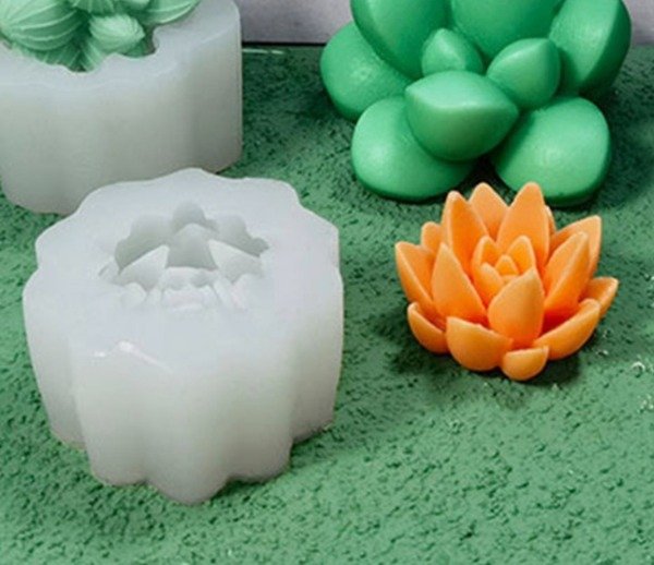 Producto - Molde de silicona suculenta 8G8