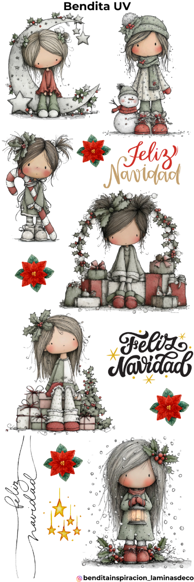 Producto - Bendita UV Nenas navideñas