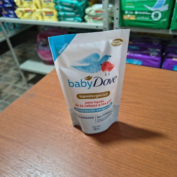 Producto - DOVE BABY JABON DE LA CABEZA A LOS PIES REPUESTO