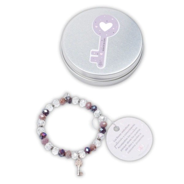 Producto - Pulsera Violeta de los cambios - Acero quirurgico