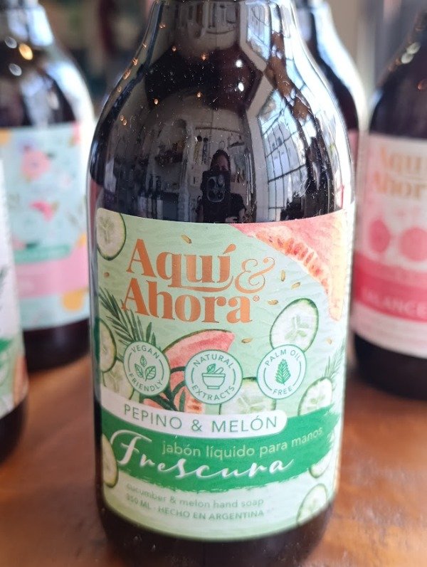 Producto - Jabón liquido FRESCURA melón y pepino