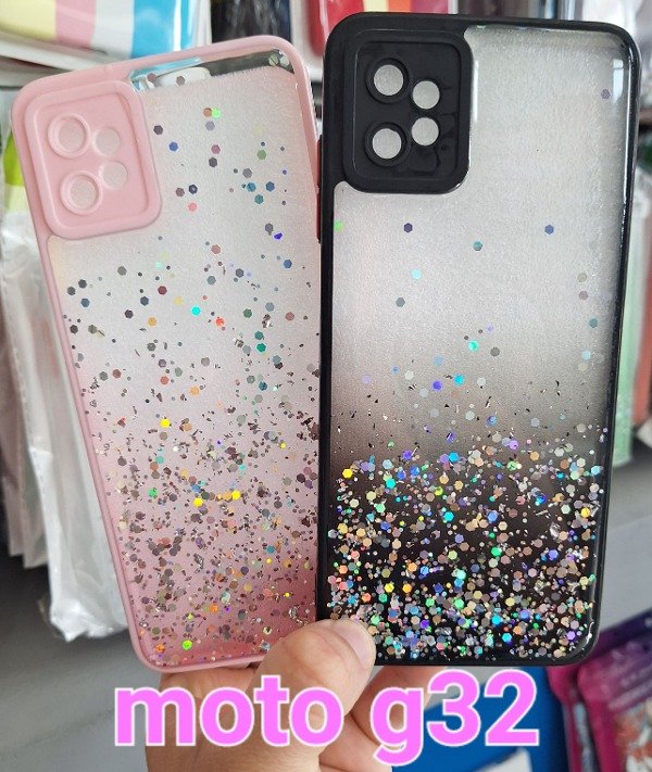 Producto - Fundas brillo degrade. Moto g32