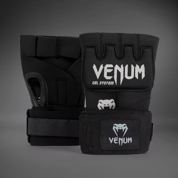 Producto - Venda guante Venum Gel Kontact Quick Wraps Black silver