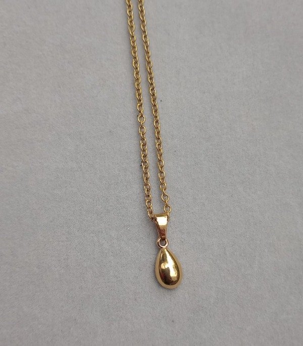 Producto - Collar dorado Gota