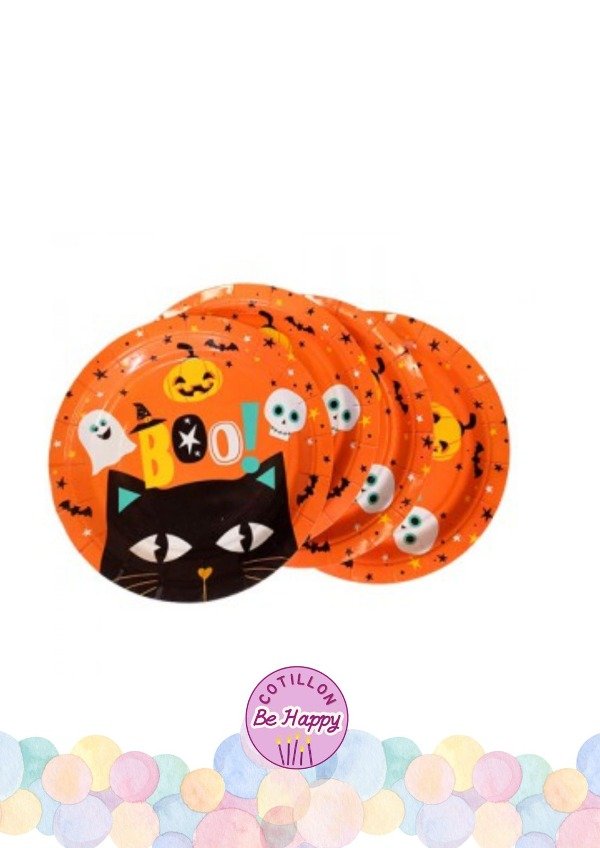 Producto - Plato Boo x6un