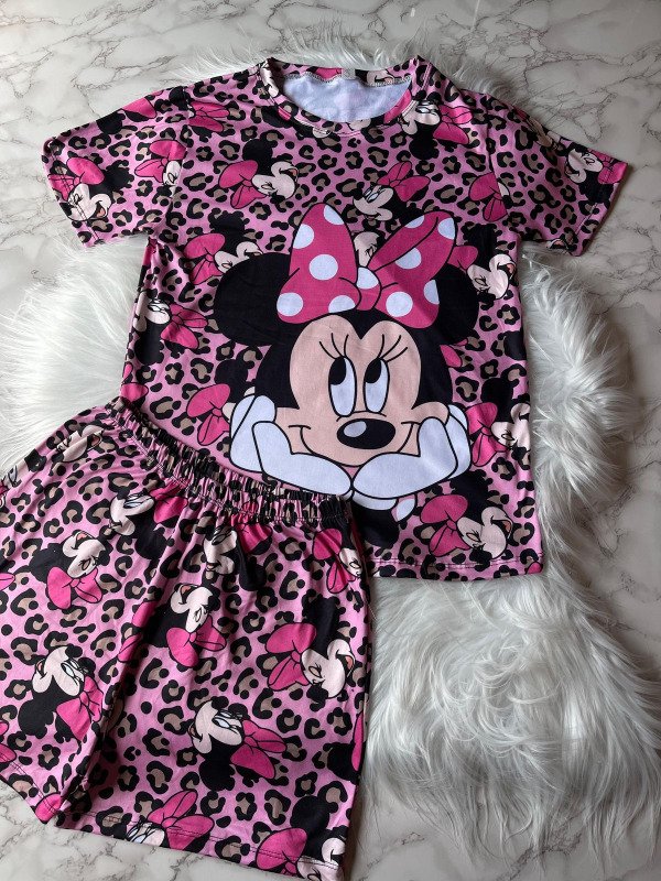 Producto - Pijama animado corto de modal soft FULL PRINT - Minnie