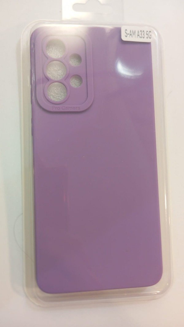 Producto - Funda Silicone Case Violeta para Samsung A33